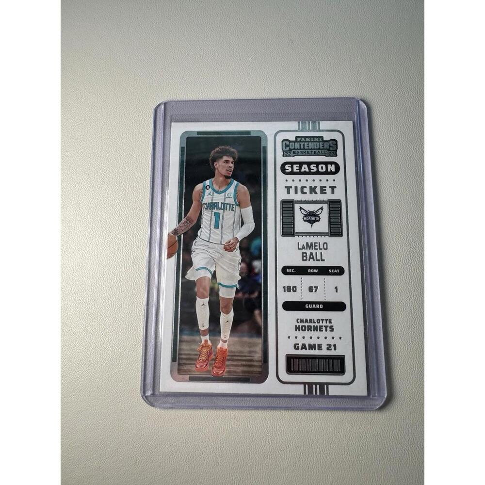 LAMELO BALL 2022-23 PANINI CONTENDERS Basketball #72 SEASON TICKET Game 21 NBA M